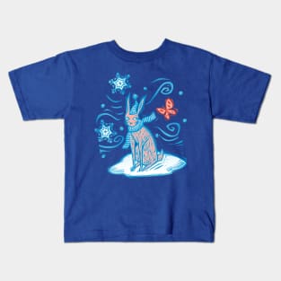 Christmas Rabbit Kids T-Shirt